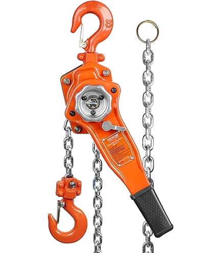 Amazon.com: SALUINOKI Lever Chain Hoist 3300lbs 10ft 1-1/2 ton